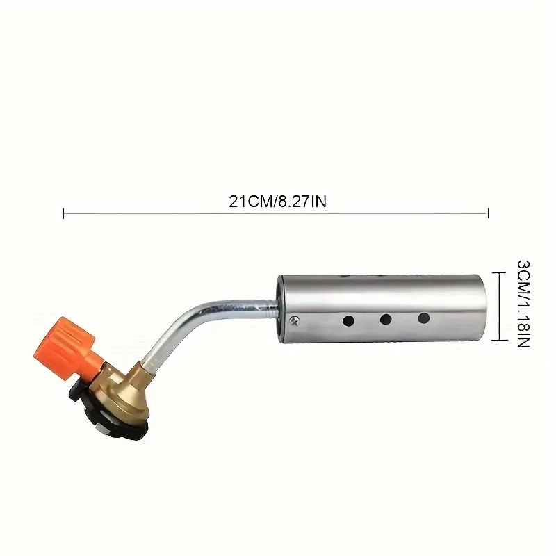 Outdoor Multi-Function Flame Spray, Barrel Nozzle Flame Spray Gun, Portable Spray Gun For Camping Kitchen Cooking