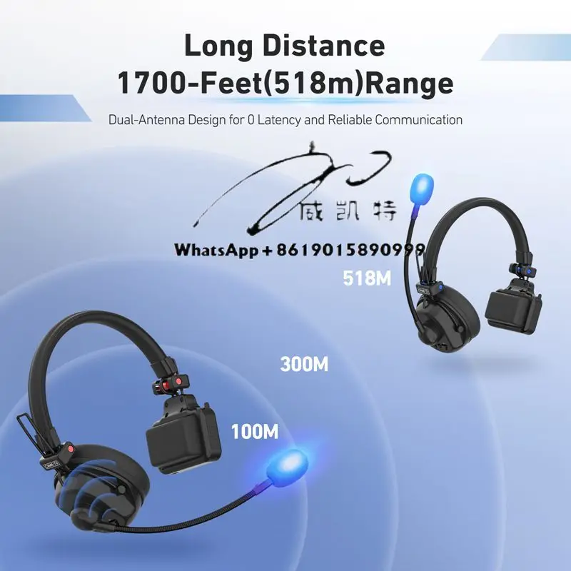 Waero-pro 4users Sports Intercom Headset Waero-pro for High Quality Team Communication