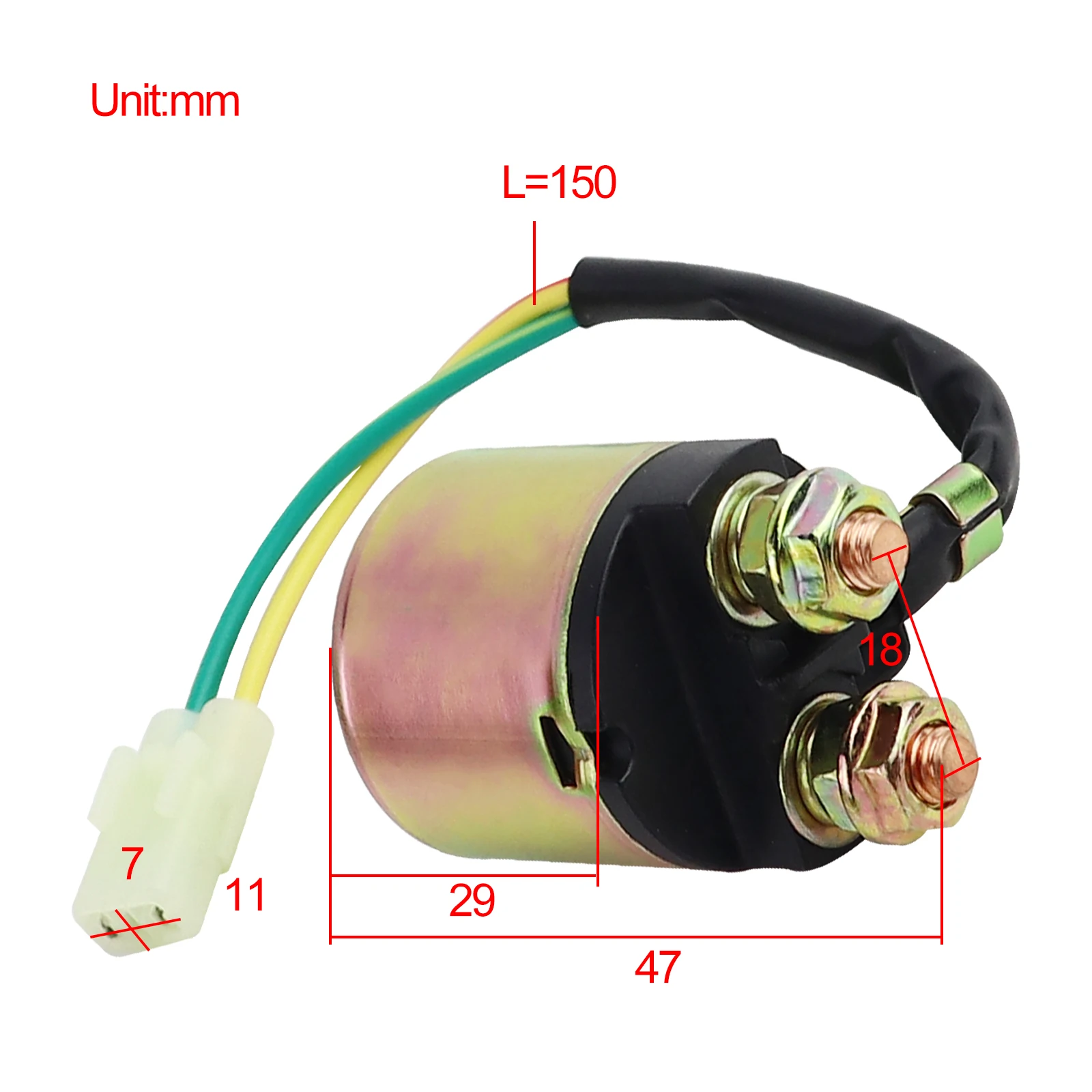 Starter Solenoid Relay for Honda ATV TRX350 TRX500 TRX90 TRX200 TRX400 TRX420 TRX450 TRX500 Fourtrax Rancher 350 Foreman 400 500