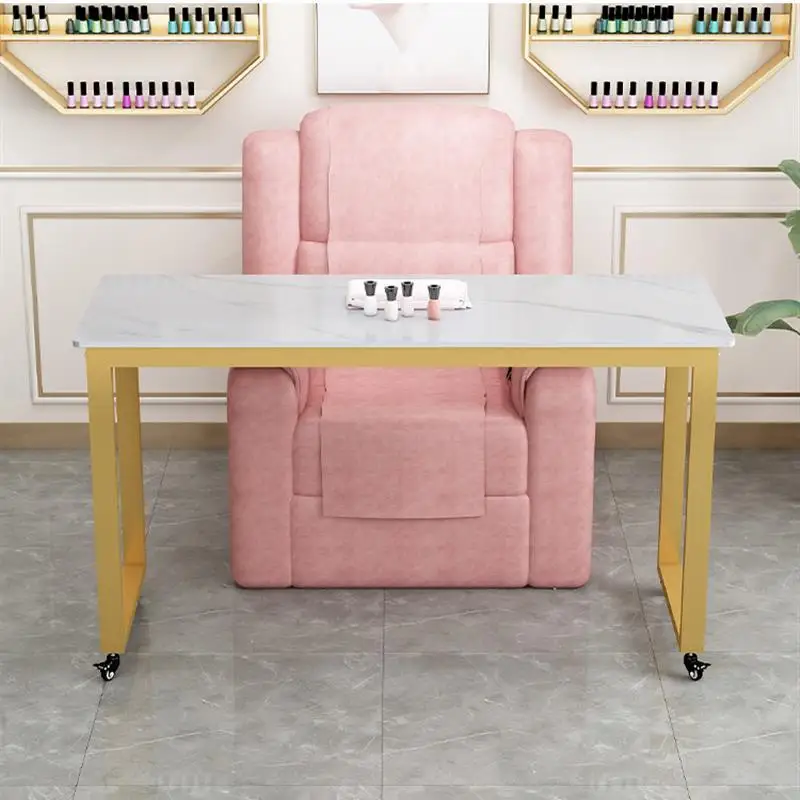 Aesthetic Manicure Table Professional Women Living Room Manicure Table Nail Prosthetic Mesa Manicura Salon Furnitur YN50MT