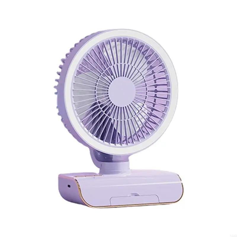 Powerful Fan ABS Texture 5 Speed Suitable for Travel Office and Indoor Use N58D