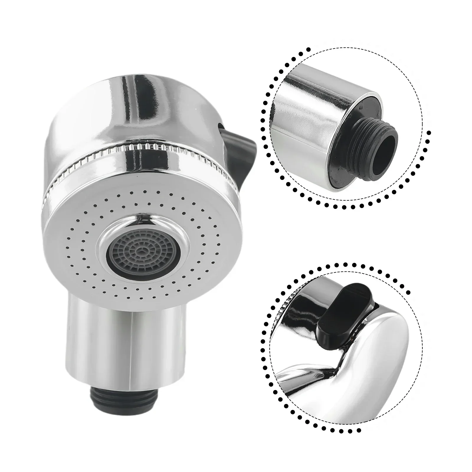 Shampoo Bed Chair Shower Head Bathroom G1/2 Interface 2 Adjustment Button Hair Salon Shower Head For Barbershop/Shampoo Bed