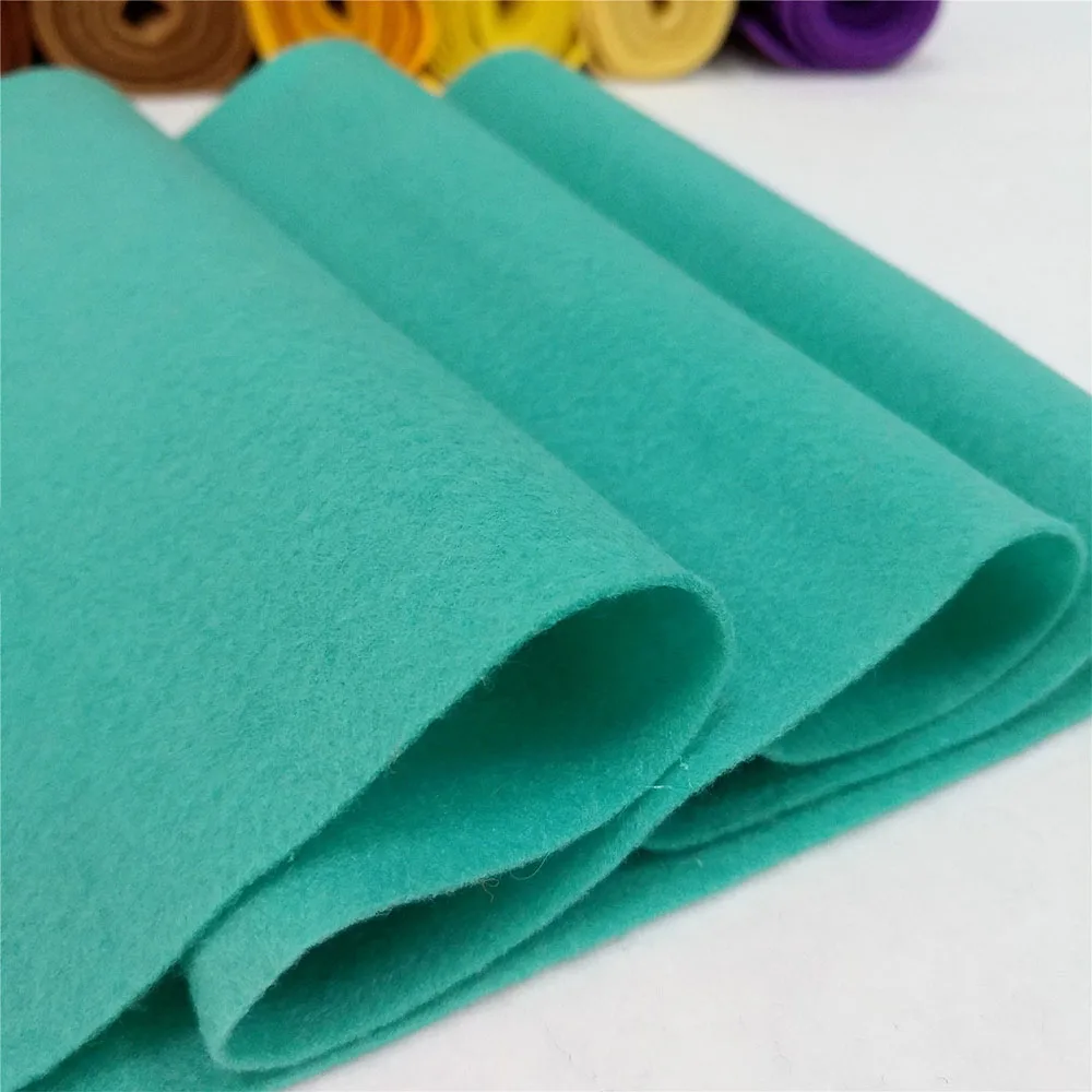 20x90cm veelkleurige zachte vilten stof niet-geweven vilten stof vel patchwork diy naaien pop ambachtelijke accessoires materiaal 1,4 mm dik