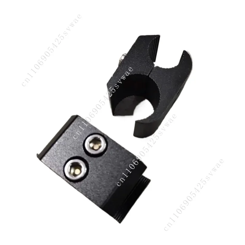 

High Quality Sports Wheelchair Aluminum Alloy Clamp Block 25mm/19mm Brake Connection Clamp, Black Metal Pipe Clamp