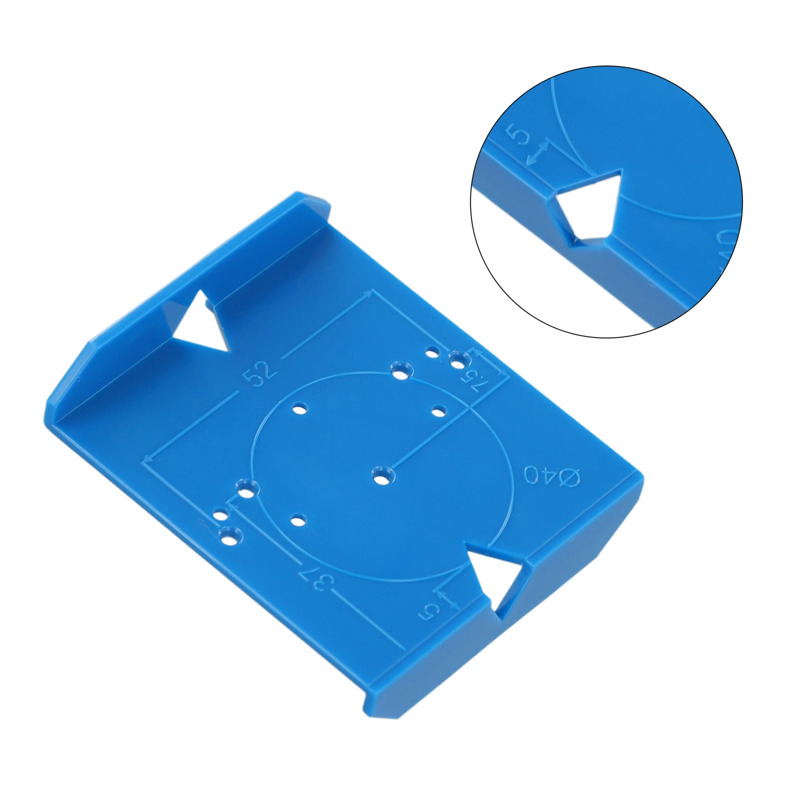 Installation Hinge Drill Guide 35 40mm ABS Blue Hand Tools Opening Positioning Ruler Template Jig Hinge Boring
