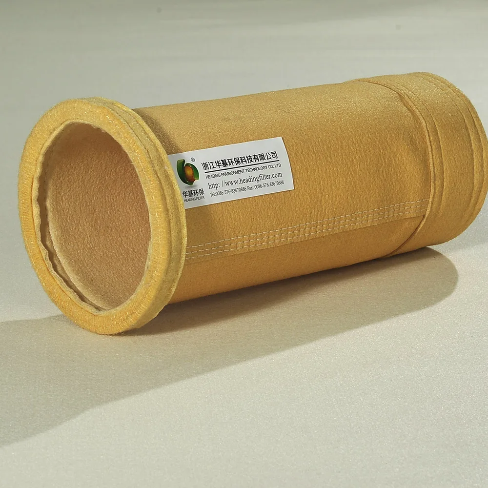 Sacchetto raccoglitore di polveri industriale personalizzato Sacchetto filtro in poliestere antistatico resistente all'olio idrorepellente per temperatura ambiente