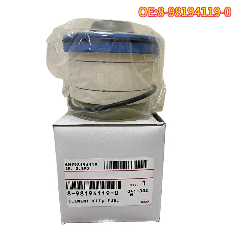 

High quality New For 8-98194119-0 Fuel Filter Isuzu Dmax (2012-2020) and Isuzu Mu-X (2014 - 2020), Isuzu Travis (2019 - 2021)