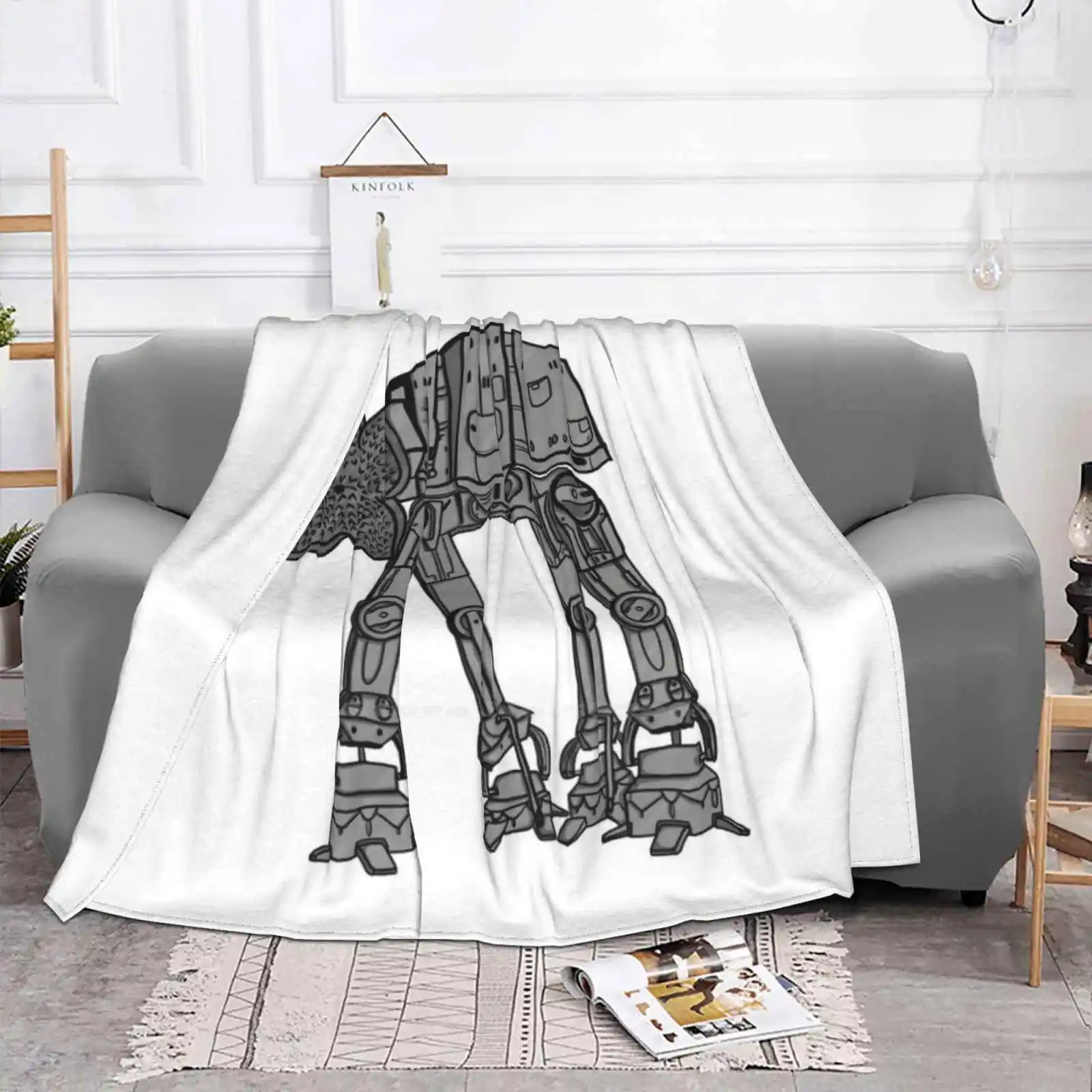 Crossover Creative Design Comfortable Warm Flannel Blanket Crossover Demodog Demogorgon At At Walker