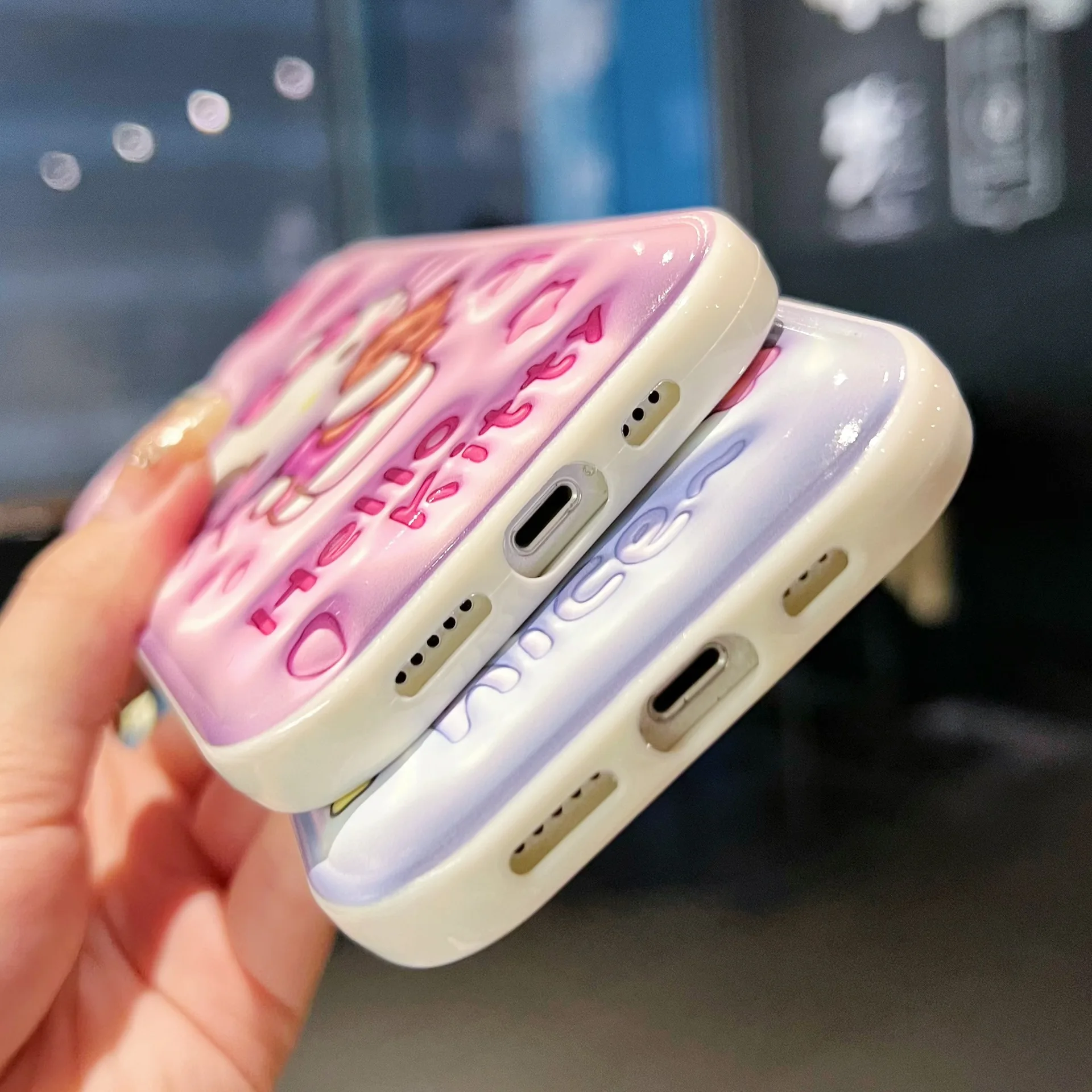 Sanrio Pink Hello Kitty Pochacco Phone Case For iPhone 14 13 12 11 Pro Max Xr Xs Max Mini 7 8 14 Plus Case Cute Shockproof Cover image 5