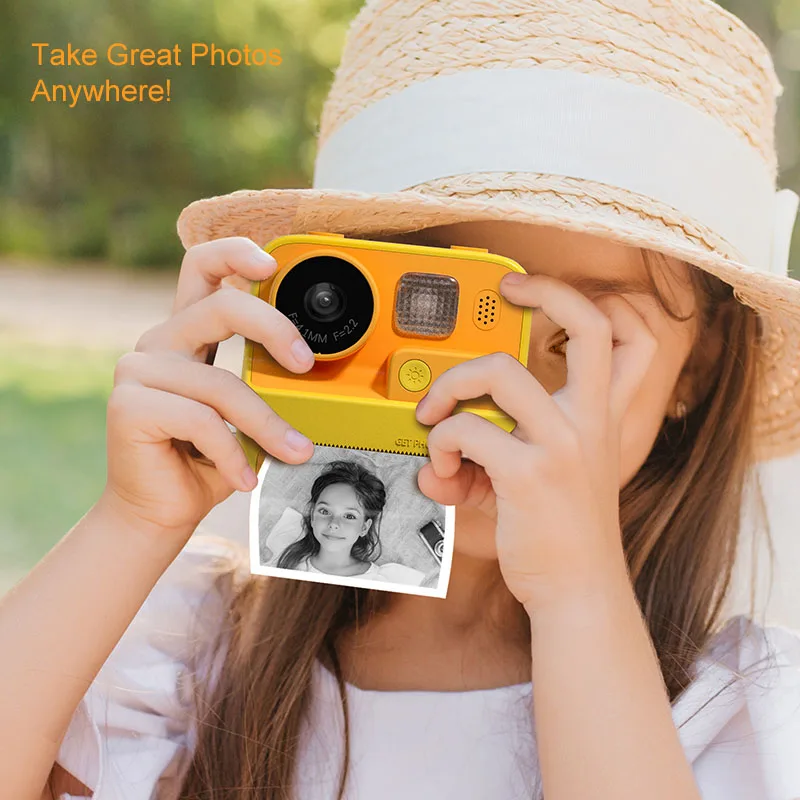 

Kids Video Photo Camera With Print Children's Instant Print Camera Toys For Kids Girls Birthday Gift Instantane Print Camera