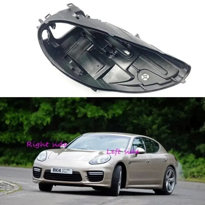 

Headlight Base For Porsche Panamera 2014 2015 2016 Headlamp House Car Rear Base Front Auto Headlight Back House