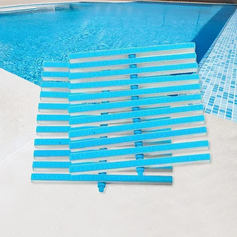 Aluminum alloy T-shaped swimming pool grille gutter gutter cover plate anti-skid grille overflow grille grate