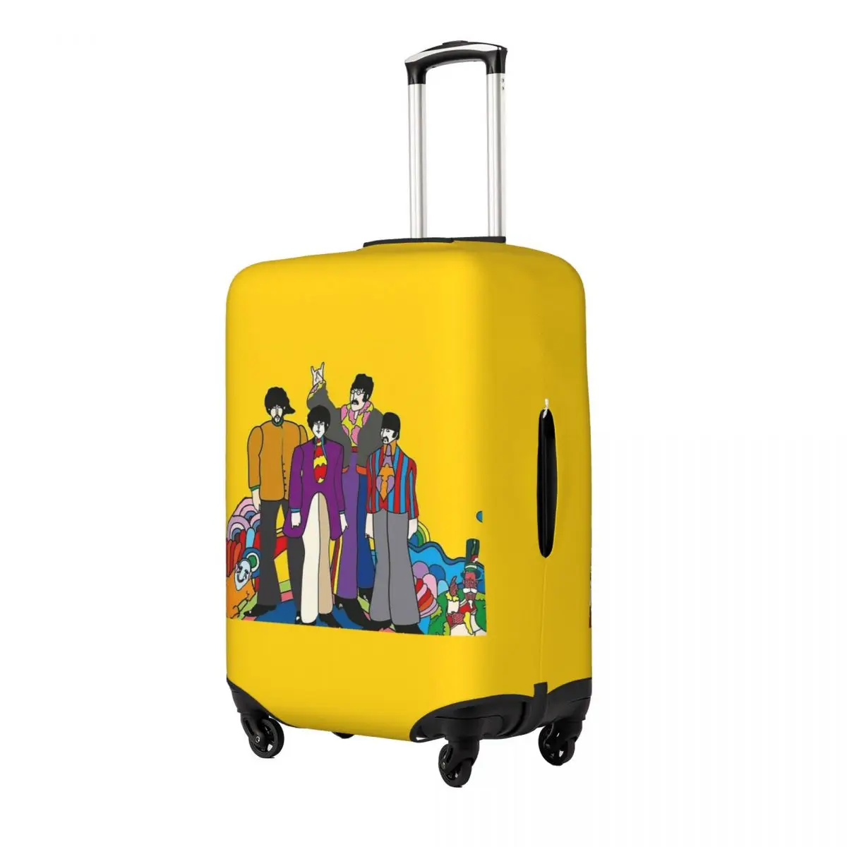 

Yellow Submarine Suitcase Cover Protection Elastic Travel Luggage Protector Covers for 18-32 Inch