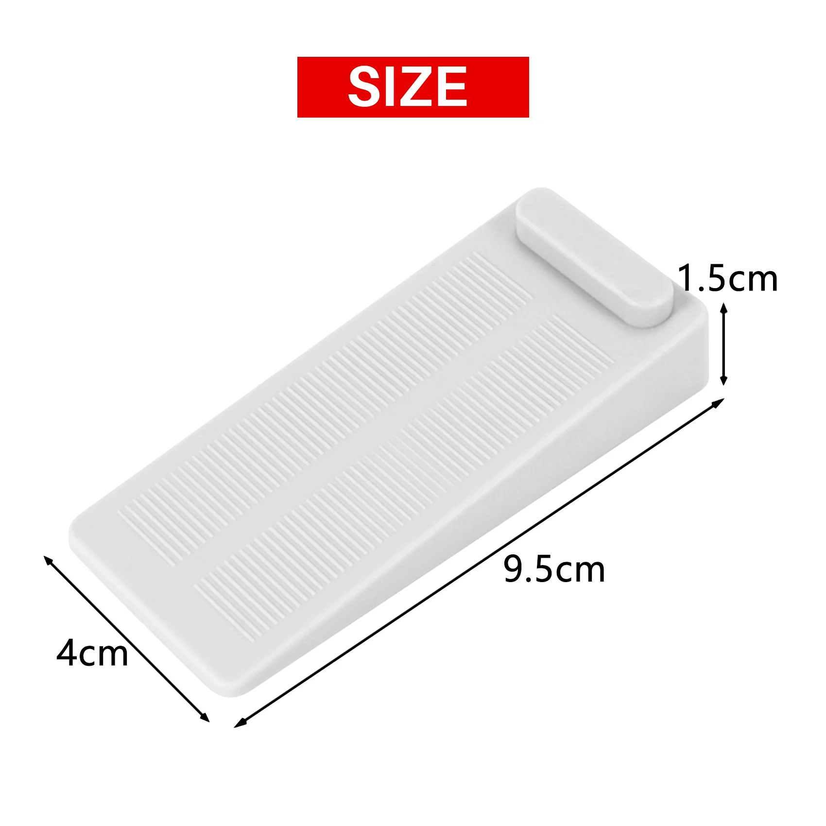 

A84X-6 PCS Резиновые клиновидные упоры для дверей, дверные стопоры, сверхпрочные, противоскользящие и складные держатели для дверей, регулируемая высота и прочная конструкция.