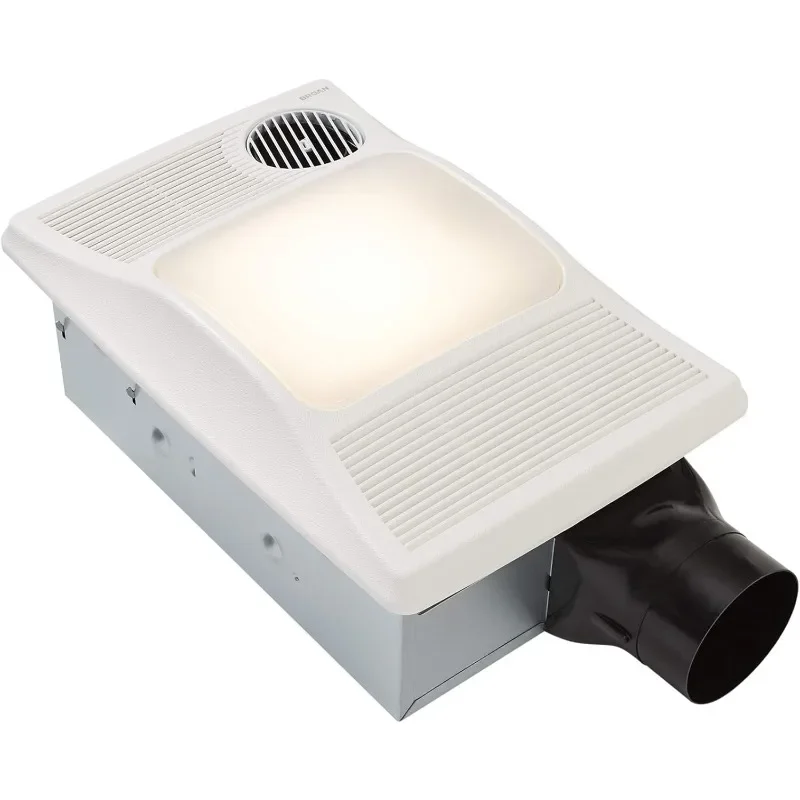 Broan 100HL Directionally-Adjustable Bath Fan with Heater and Incandescent Light