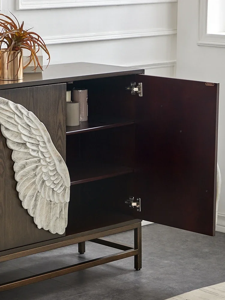 

Постмодернистский минималистичный американский шкаф для прихожей и винный шкаф в стиле легкой роскоши для гостиной