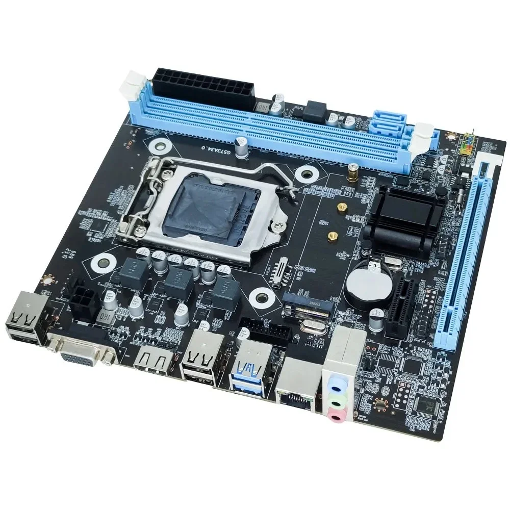 MOUGOL NEW H81M Motherboard M-ATX For Intel LGA 1150 Support i3 i5 i7 DDR3 1333 1600MHz 16GB SATA M.2 USB DVI HDMI-Compatible