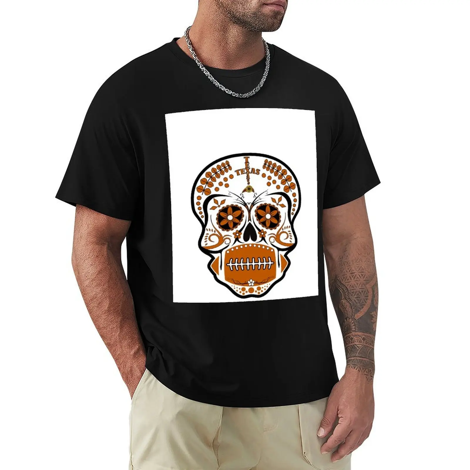 

Texas del Muerte T-Shirt customs customizeds oversized graphic tee men clothings