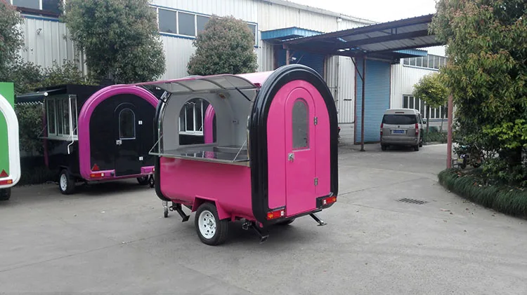 YG Factory Unique Design Ice Cream Food Trailer Food Trucks Mobile Food Trailer For London