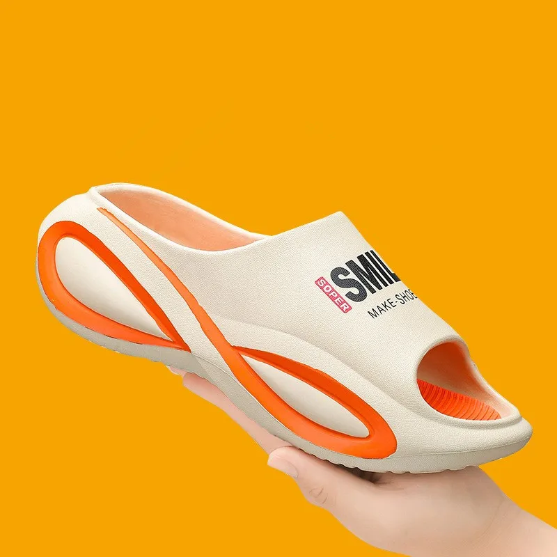 

New Summer Men Sandals Massage EVA Soft Slippers Slides Indoor Outdoor Sandals Beach Casual Soft Sole Slides Men Flip-flops