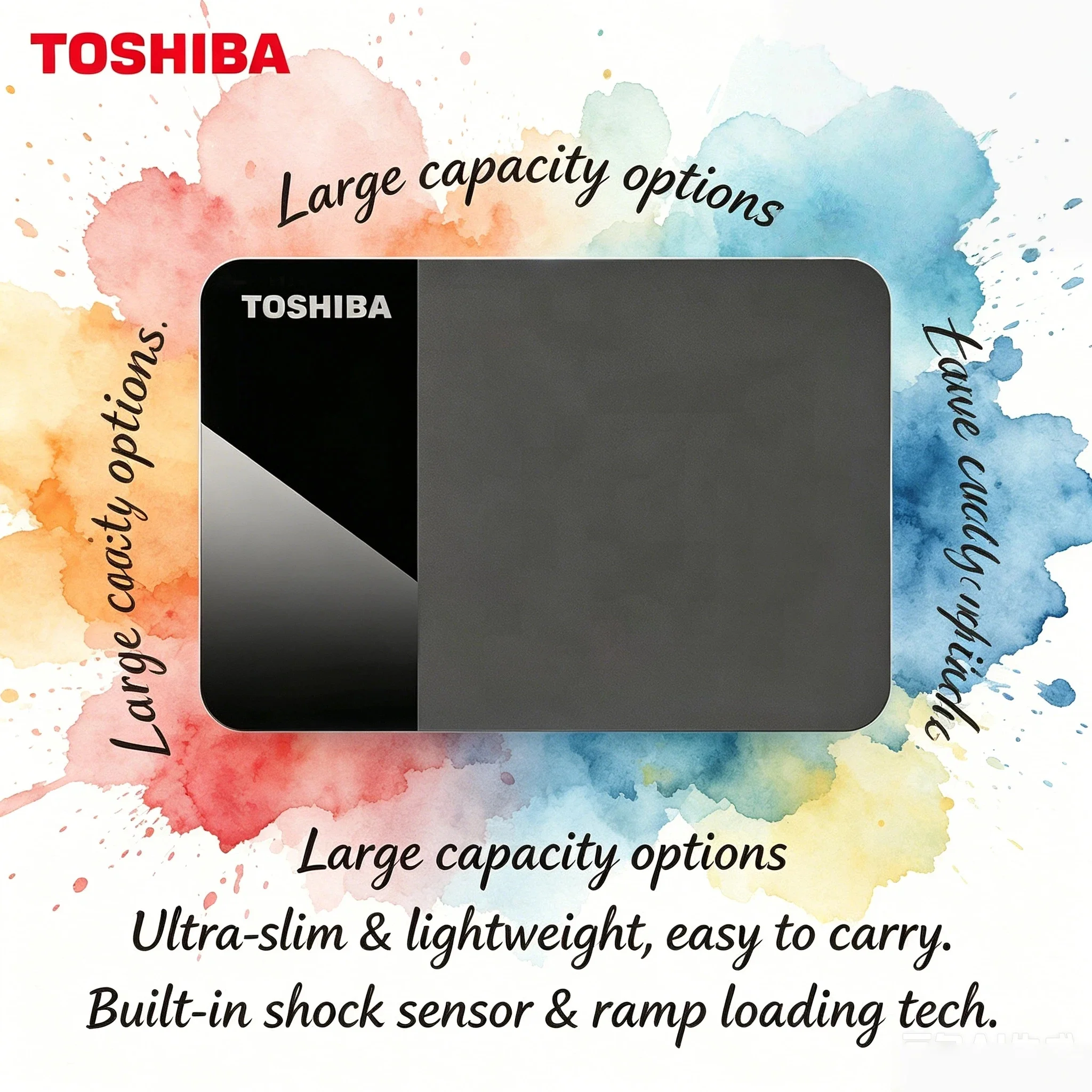 

Toshiba B3 Canvio Ready Portable Hard Drive 1TB 2TB 4TB USB3.0 2.5 Inch External for Laptop Mac Android 2026 Fast Ultra Plus