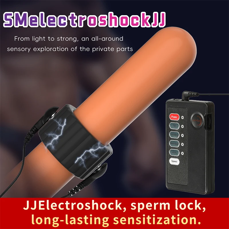 New Electro Shock Anal Plug Penis Plug Cock Ring Medical Themed Toy Massage Pad Nipple Clamps For Men Electric Stimulate Sex Toy