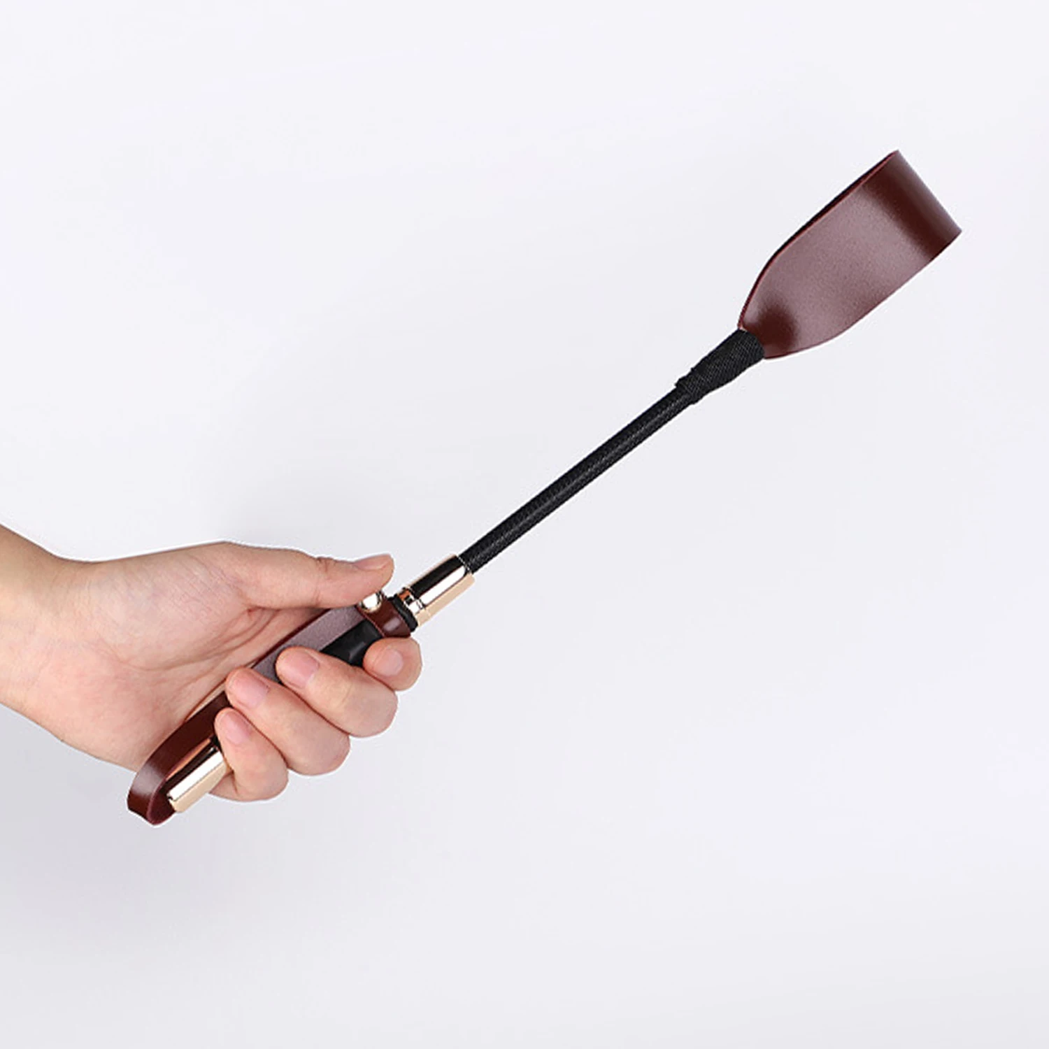 بو الجلود ركوب الحصان سوط ، عالية الجودة ، النبيذ الأحمر ، المحاصيل الفروسية ، المحاصيل