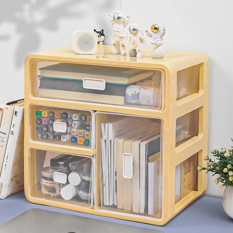 Desktop Organizer Drawer Style Storage Box Office Desk Supply Arranger Bedside Table Bookcase Stationery Position Essential
