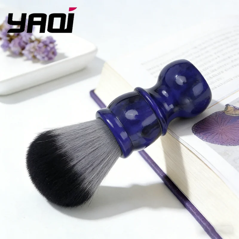2026 Upgrade！YAQI 26mm Timber Wolf Color Synthetic Hair Shaving Brush for men