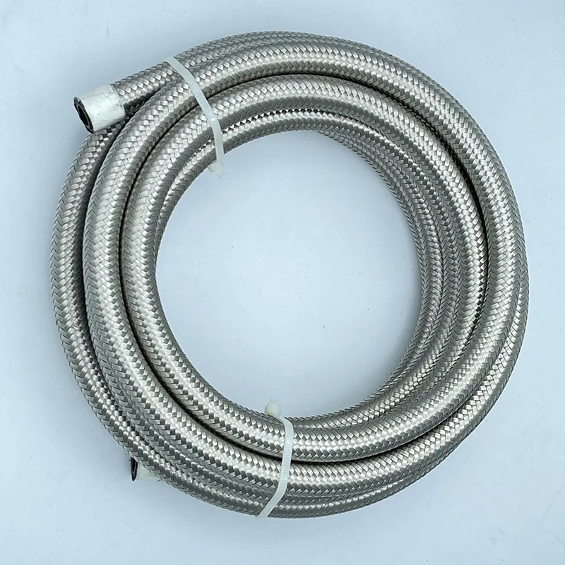 1M-6M Universal AN4 AN6 AN8 AN10 Fuel Oil Hose Gas Cooler Hose Line Pipe Tube NYLON Braided Stainless Steel Radiator Brake CPE