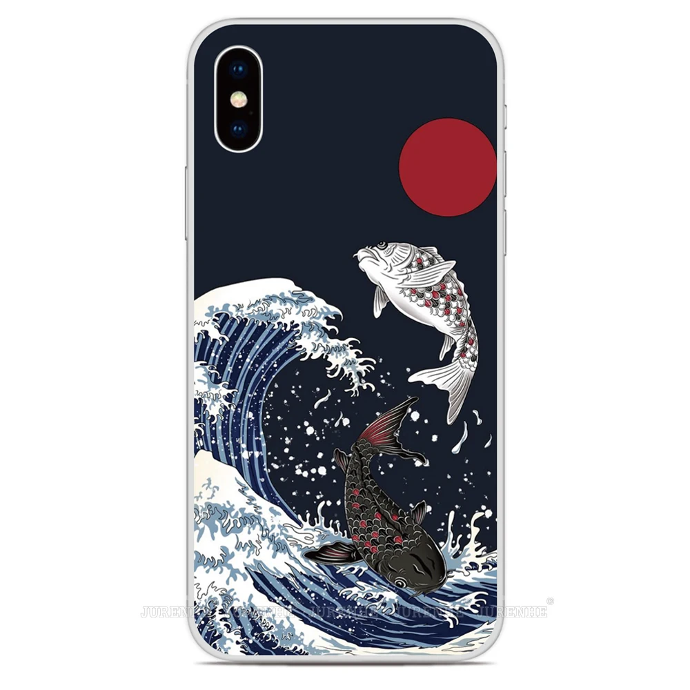 Wave off Kanagawa Phone Case For Gigaset GX6 GX4 GS5 GS4 GS3 BLU G91 C5 Max View 2 3 Bold N2 F91 CAT S62 Pro S42 S52 S75 Cover