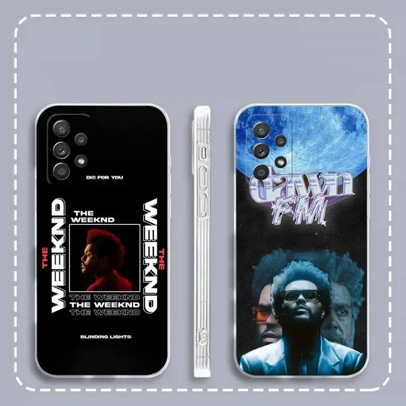 The Weeknd Minimalist Poster Phone Case For Samsung Galaxy S 23 22 21 20 10 9 8 7 6 Plus Ultra Edge lite Transparent Soft Cover