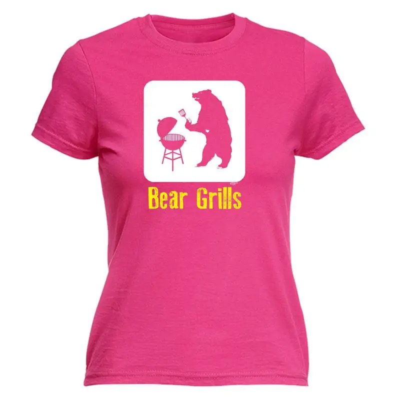 

Bear Grills Womens T Shirt Funny Novelty Gift