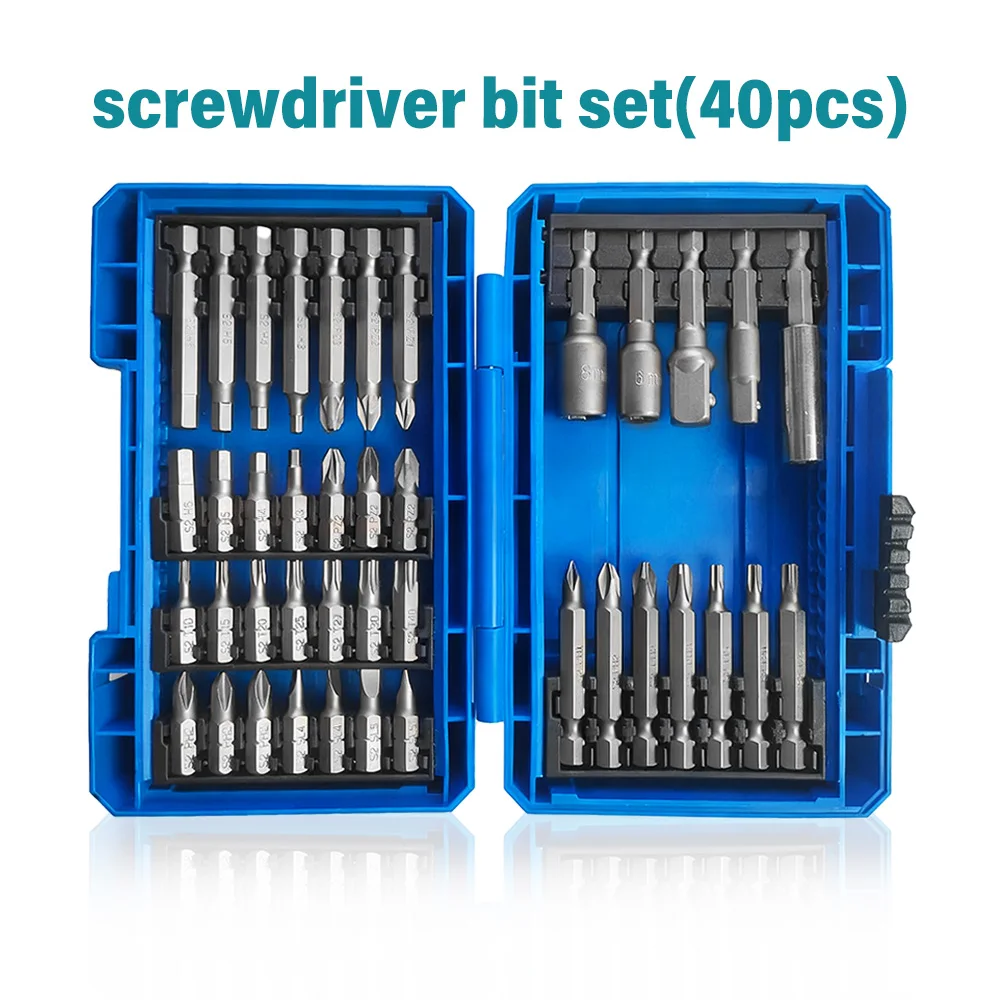 40PCS Impact Screwd…