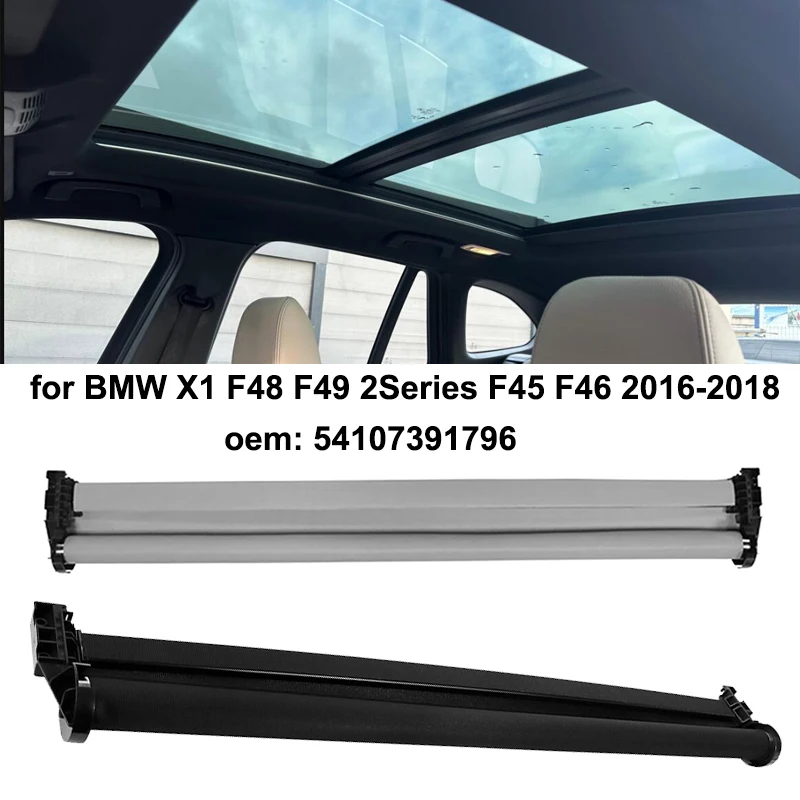 Osłona przeciwsłoneczna do wnętrza samochodu, przeznaczona na dach panoramiczny, do BMW X1 F48 F49, serii 2 F45 F46, rocznik 2016-2018, numer katalogowy 54107391797.