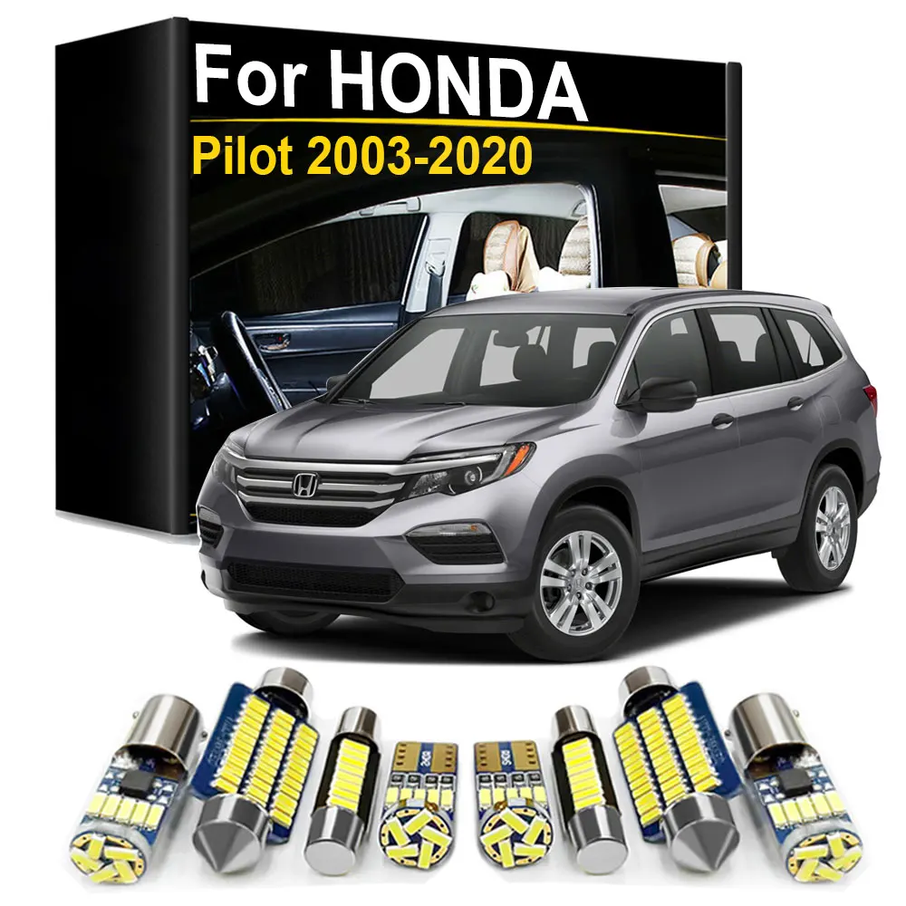 

Interior LED Light Kit Canbus For Honda Pilot 2003 2004 2005 2006 2009 2010 2011 2012 2013 2014 2015 2016 2017 2018 2019 2020