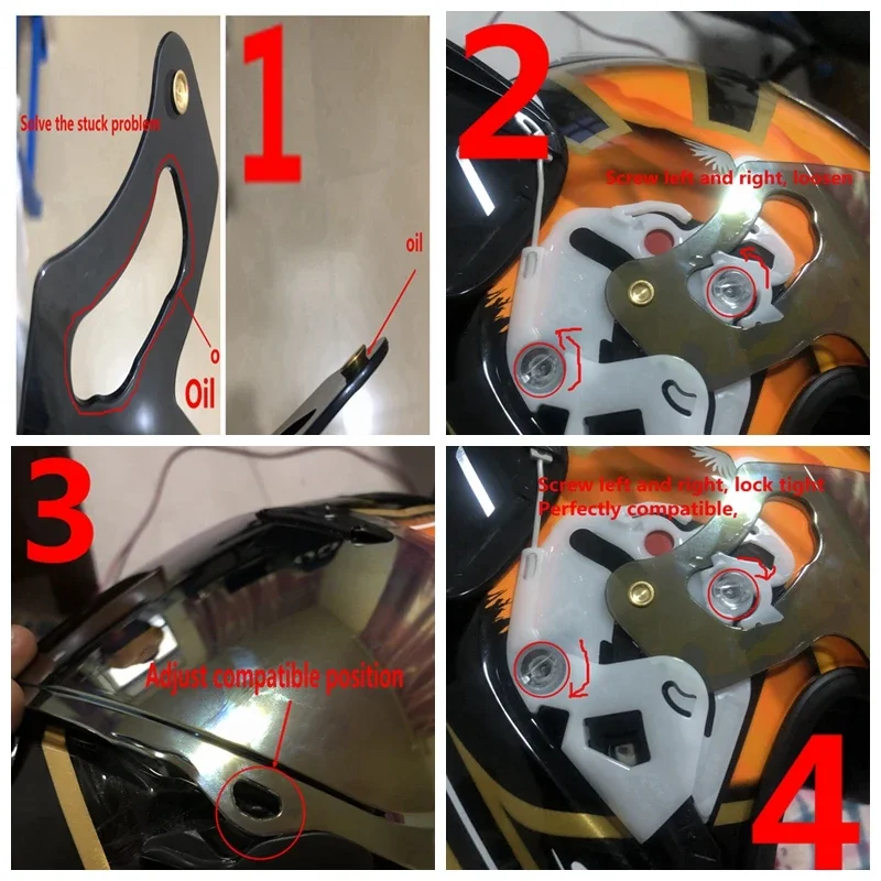RX-7X Helmet Visor Lens For Arai RX7X NE0 XD CORSAIR-X RX7V Defiant X Quantum X Vector X Signet X profile V - Image 3