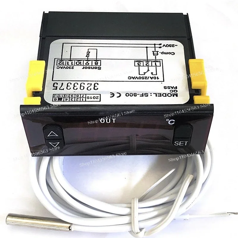 sf-800-デジタルディスプレイ温度コントローラー（水産物水槽、冷凍庫、水槽用）