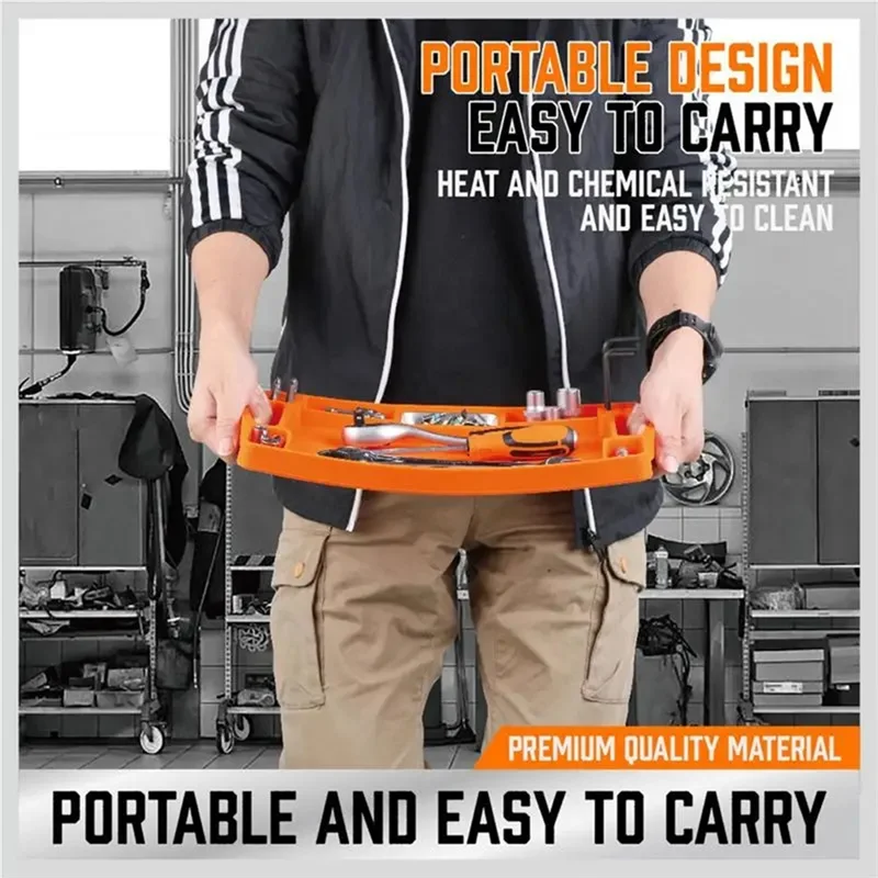 

BAAG-Silicone Tool Holder Tray Silicone Tool Holder Multi-Purpose Mat Repair Storage Segmented Mechanics Storage