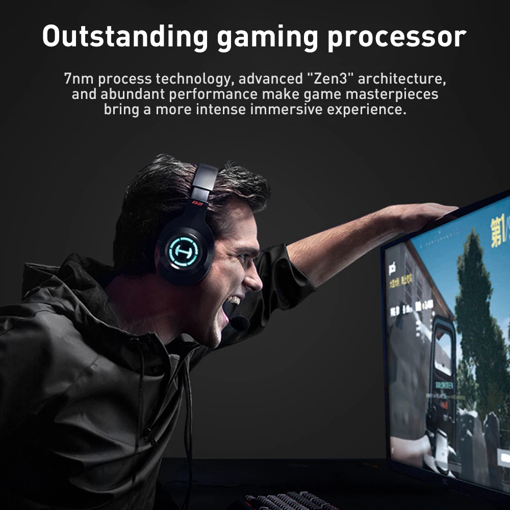 معالج AMD Ryzen 5 5500 CPU AMD R5 5500 4.2 جيجا هرتز 6 النواة 12 خيط 16 ميجابايت كاش المقبس AM4 وحدة المعالجة المركزية لألعاب الكمبيوتر المكتبي #4