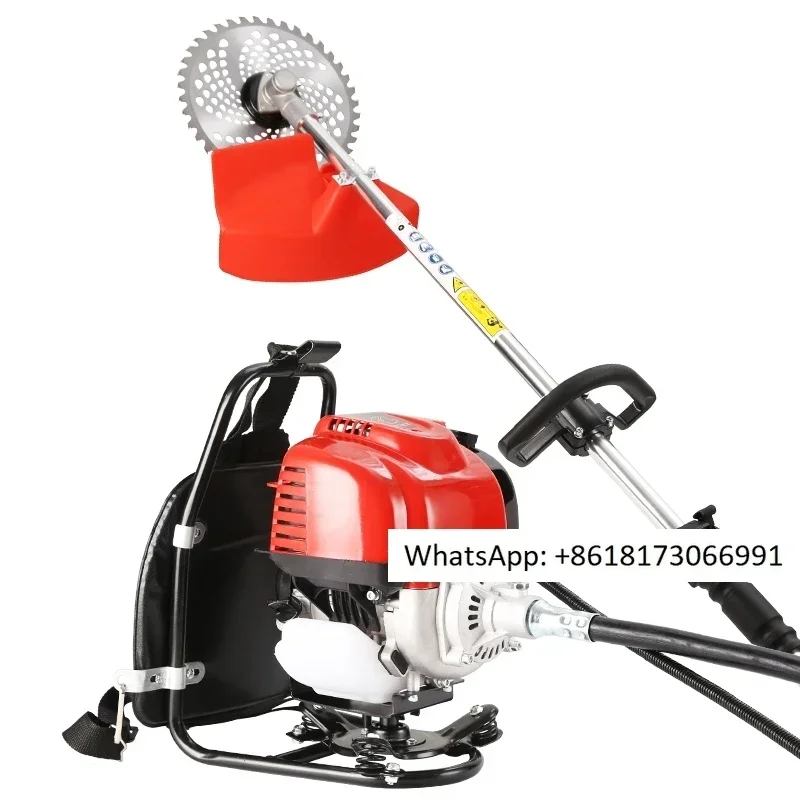 Green hedge trimmer, gasoline backpack four stroke tea picking machine, lawn mower, and double edged trimmer