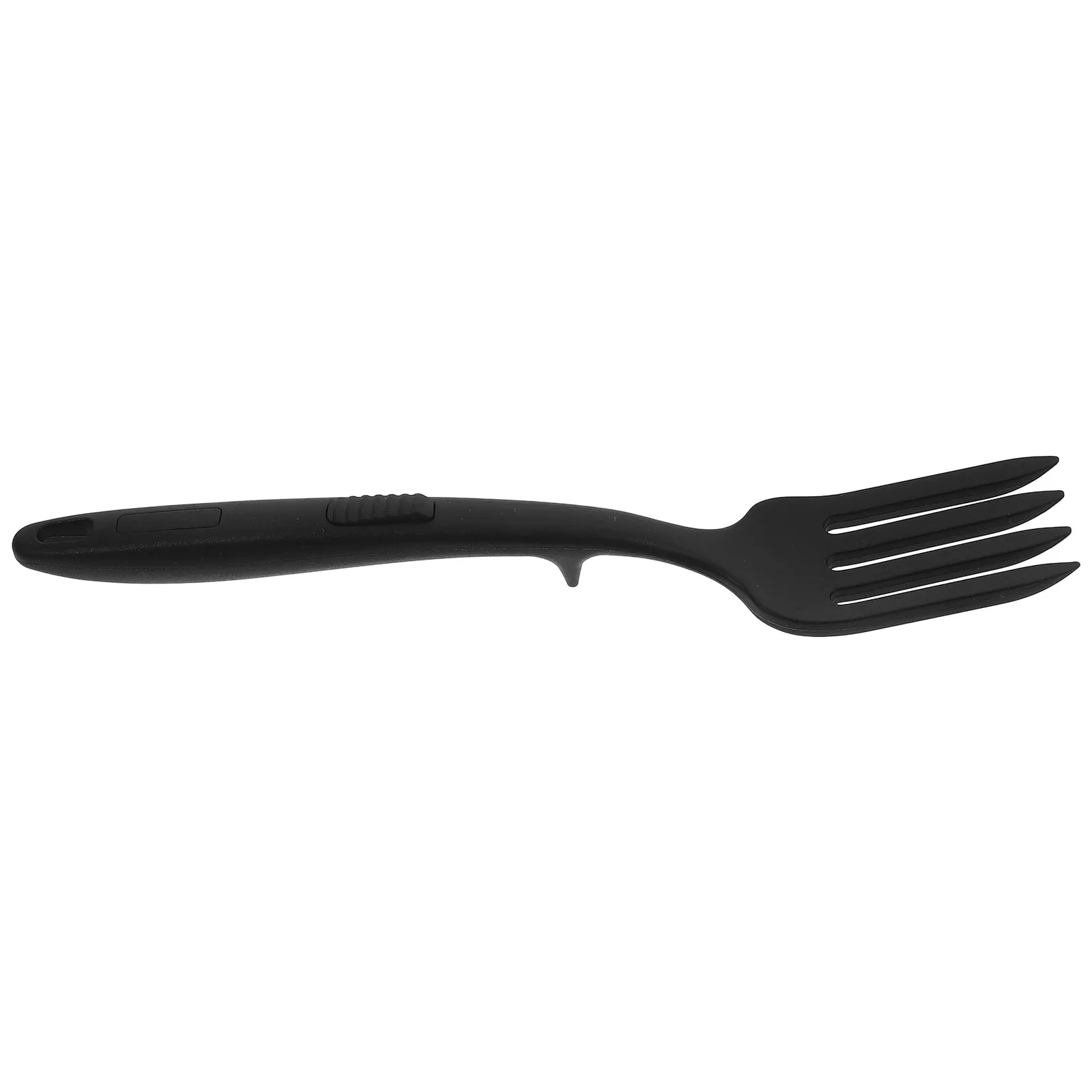Silicone Cooking Fork for Kitchen Heat Resistant Nonstick Long Handle Ergonomic Grip Multifunctional Stirring Mixing Serving