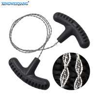 Manual Chain Saw Wire Saw Scroll Outdoor Emergency Travel Survival Tool 1Pcs Stainless Steel