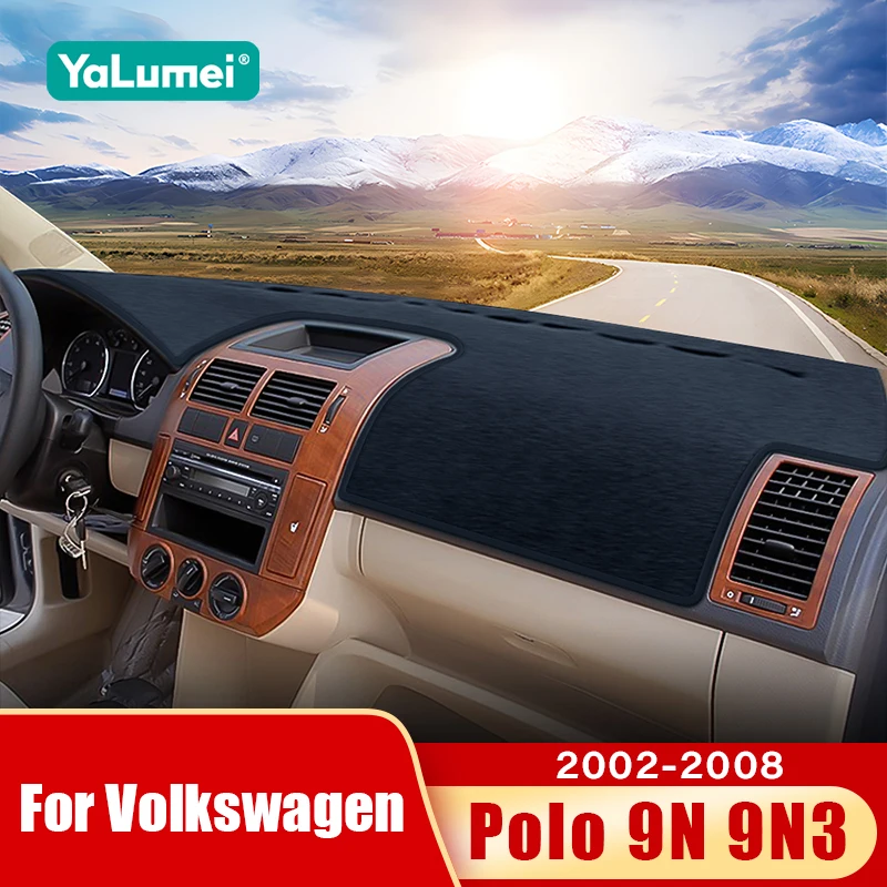 For Volkswagen VW Polo 9N 9N3 2002 2003 2004 2005 2006 2007 2008 Car Dashboard Sun Shade Cover Non-slip Mat Pad Accessories