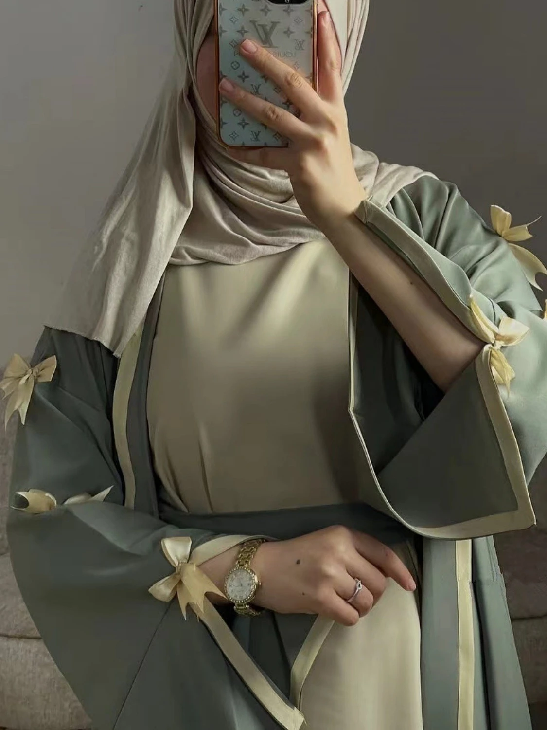 Eid Abaya Muslim Bow Women Open Dresses Jalabiya Vestidos Largos Split Sleeve Ramadan Morocco Dubai Long Robe Party Kaftan 2025