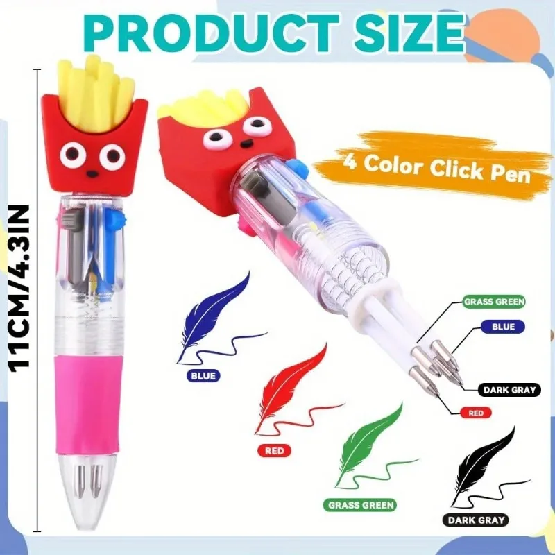 1-100PCS/Lot Cute Cartoon Mini Ballpoint Pen Kawaii Unicorn Flamingo Retractable Stationery Gift for School & Office Supplies