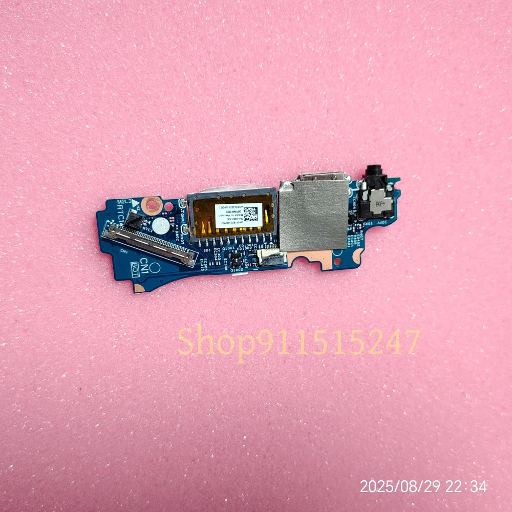 

Оригинальный 0F1RDX F1RDX для ноутбука Dell Inspiron 14 7420 7425, серии 2 в 1, USB-аудио, устройство чтения карт SD, плата ввода-вывода 213528-1