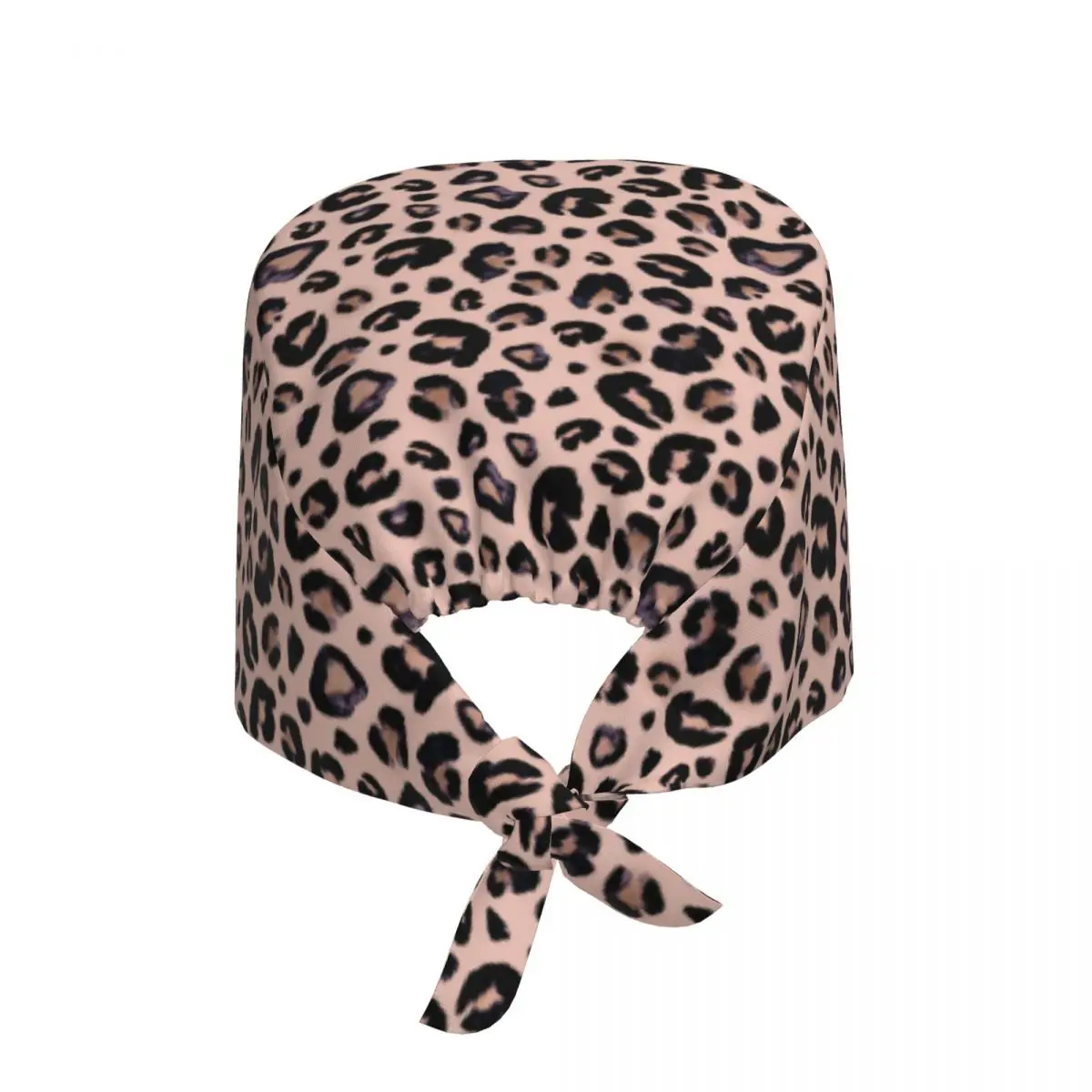 Leopard Fur Skin Texture Hot Pink Scrubs Cap Surgical Hats Women Men Operating Room Cap Operator Hats Lab Works Hat