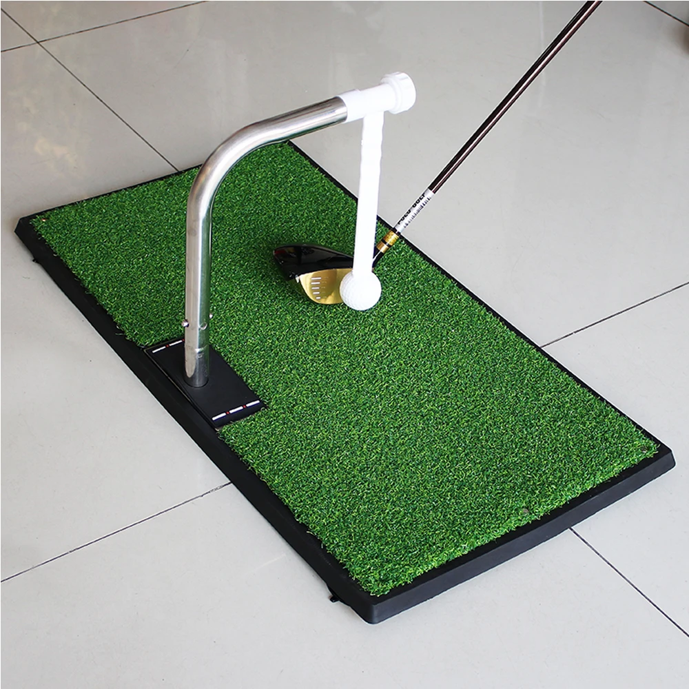 Golf Practic Swing Hitting Mat Exerciser Trainer 360 Degree Rotation Outdoor / Indoor Suitable For Beginners Training Aids