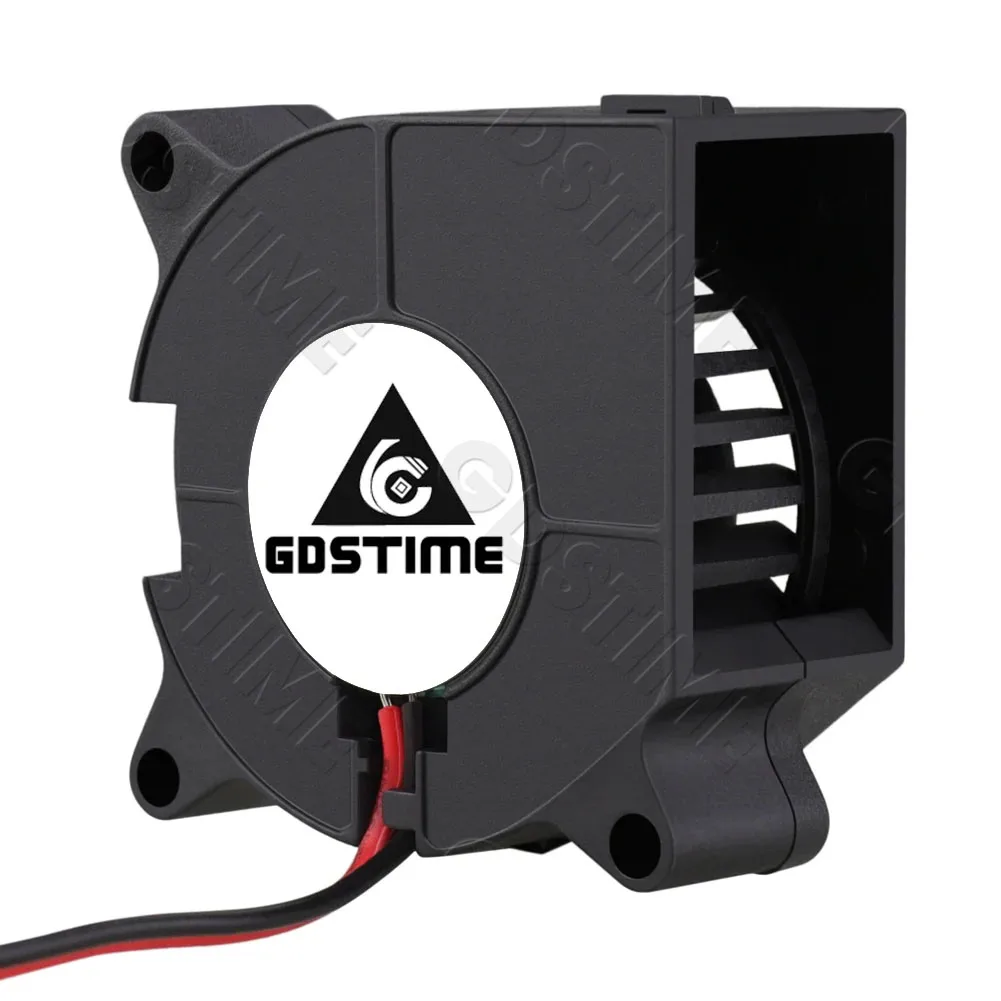 Wentylator dmuchawy do drukarki 3D Gdstime 4020 40mm 5V 12V 24V, wentylator radialny z podwójnym łożyskiem kulkowym 40x40x20mm, 2-pinowe złącze Dupont DC, bezszczotkowy wentylator turbo — zdjęcie produktu 7